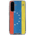 Venezuela Flag Distressed Galaxy A36 5G Clear Case
